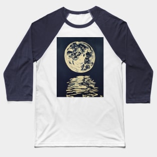 Moon Mirroring by Scott Hulderson Baseball T-Shirt